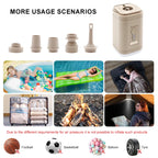 3 in 1 Mini Electric Inflatable Pump with Lights Wireless Air Compressor Inflate Deflate Air Pumps for Hiking Camping Equipment